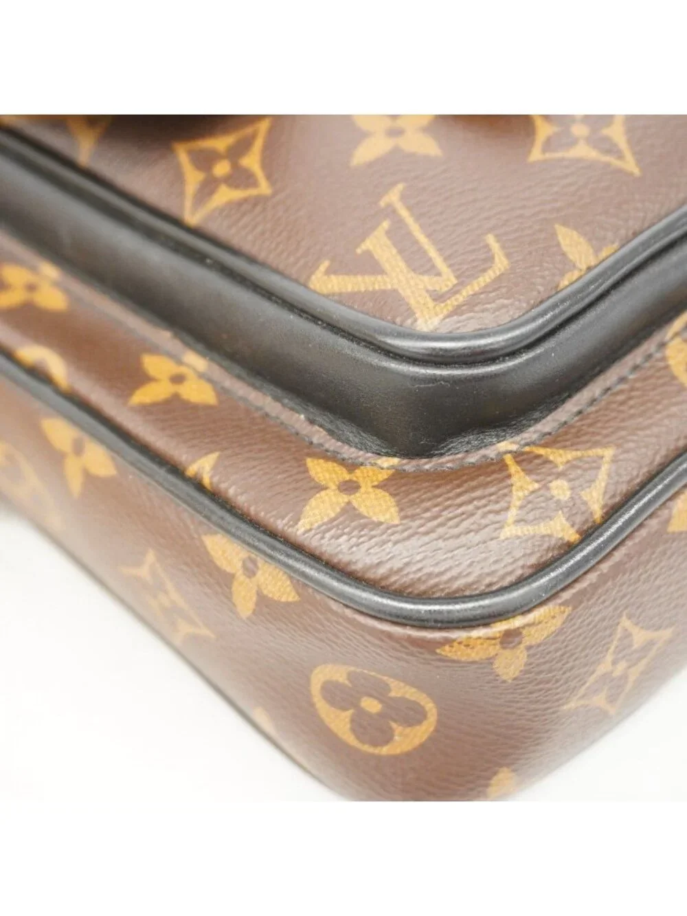 Louis Vuitton Shoulder Bag Monogram Macassar Christopher Wearable Wallet Brown
